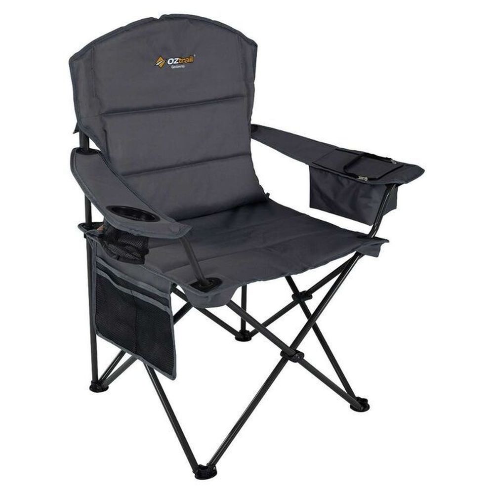 OZtrail Getaway Chair Grey 130kg