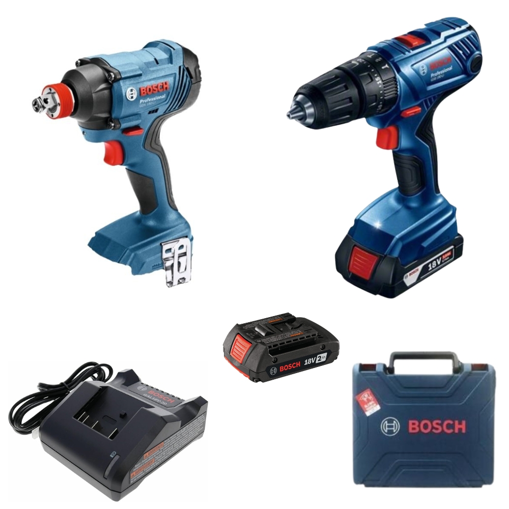Bosch – Professional GSB 180LI Cordless Combo Drill+ Cordless Impact Wrench