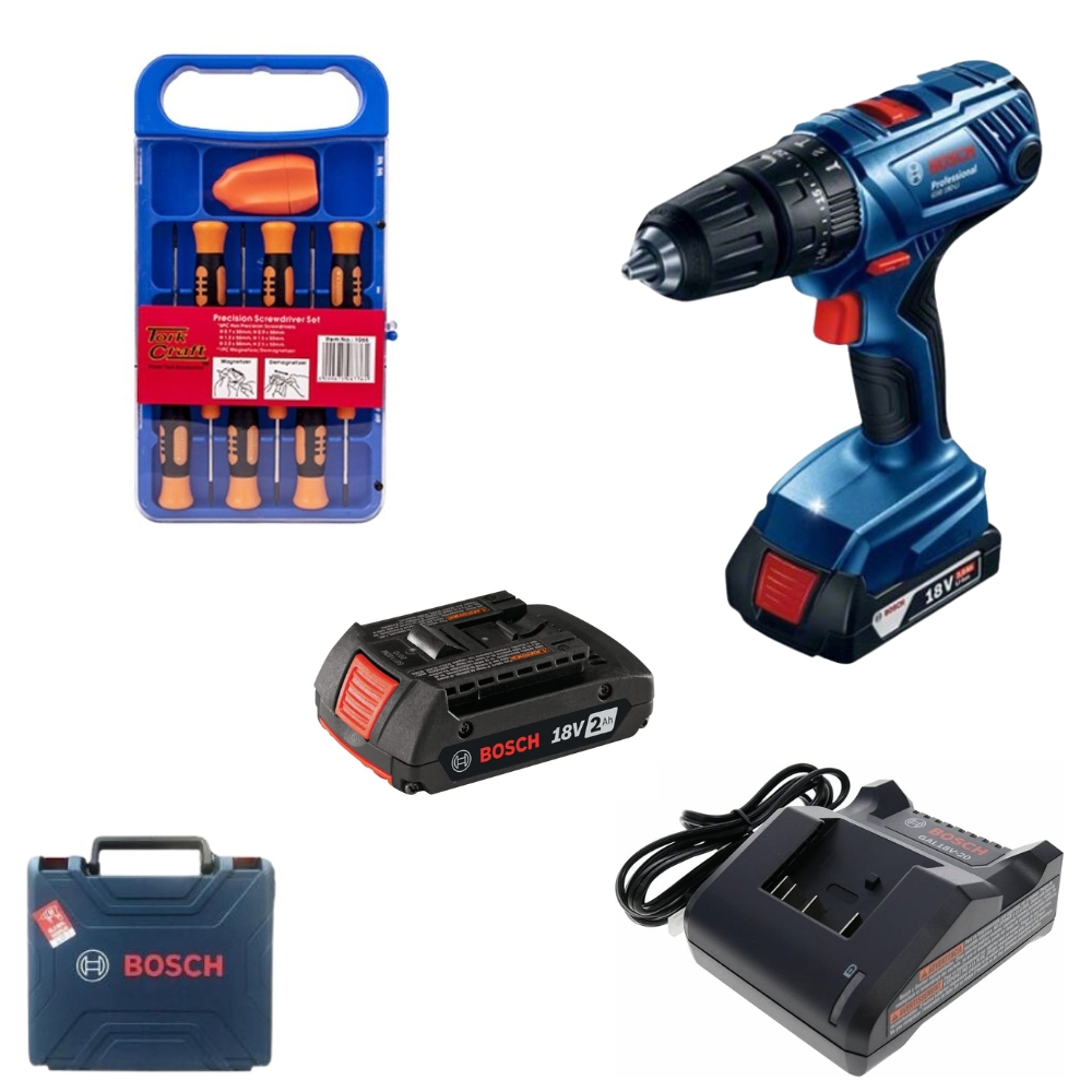 Bosch – Professional 180LI Cordless Combo Drill + Screwdriver Set 7 (Piece)