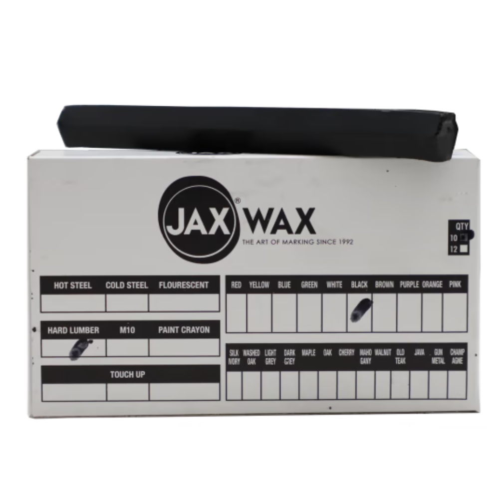 Rolfes – Hard Lumber Marking Crayons , Black (Set of 10)