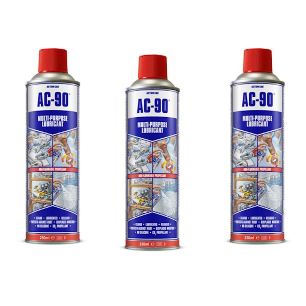 Action Can – Multi Purpose Lube ( Ac-90 Co2) 250ml – 3 Pack