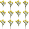 Toolhome Blossoms – Wax Flowers – Yellow Gold (Pack of 12 Stems) – 78cm Toolhome Blossoms – Wax Flowers – Yellow Gold (Pack of 12 Stems) – 78cm