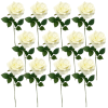 Toolhome Blossoms – Rose Full Bloom – White (Pack of 12) – 64cm Toolhome Blossoms – Rose Full Bloom – White (Pack of 12) – 64cm
