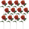 Toolhome Blossoms – Rose Full Bloom – Rust (Pack of 12) – 64cm Toolhome Blossoms – Rose Full Bloom – Rust (Pack of 12) – 64cm
