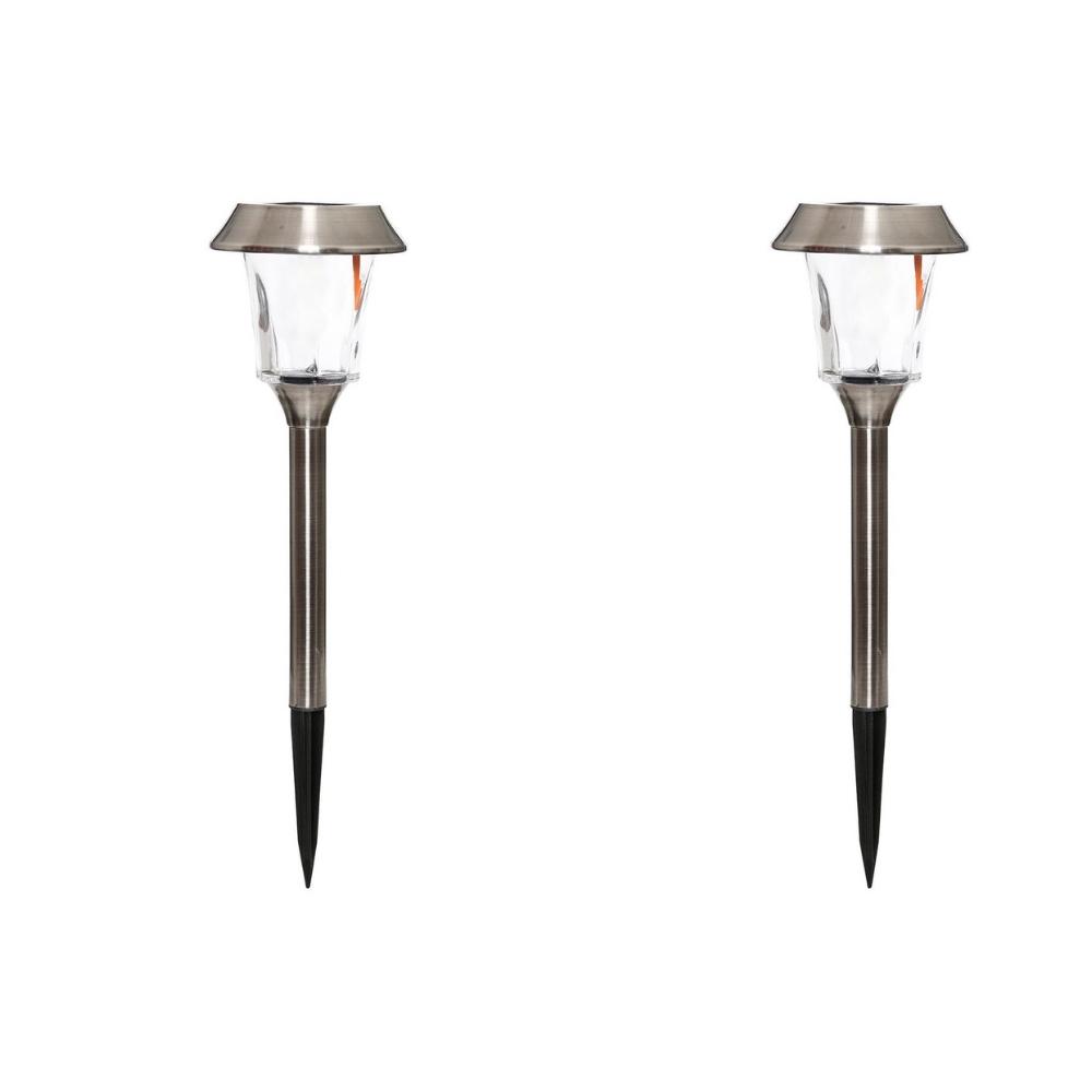 SolarMate – Stainless Steel Path Light 10 Lumens , Pack of 2