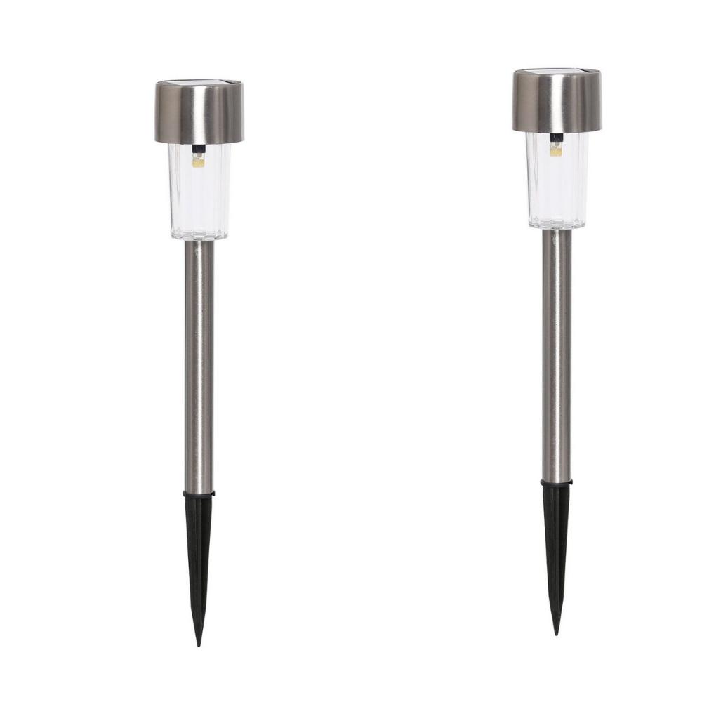 SolarMate – Stainless Steel Mini Light 3 Lumens , Pack of 2