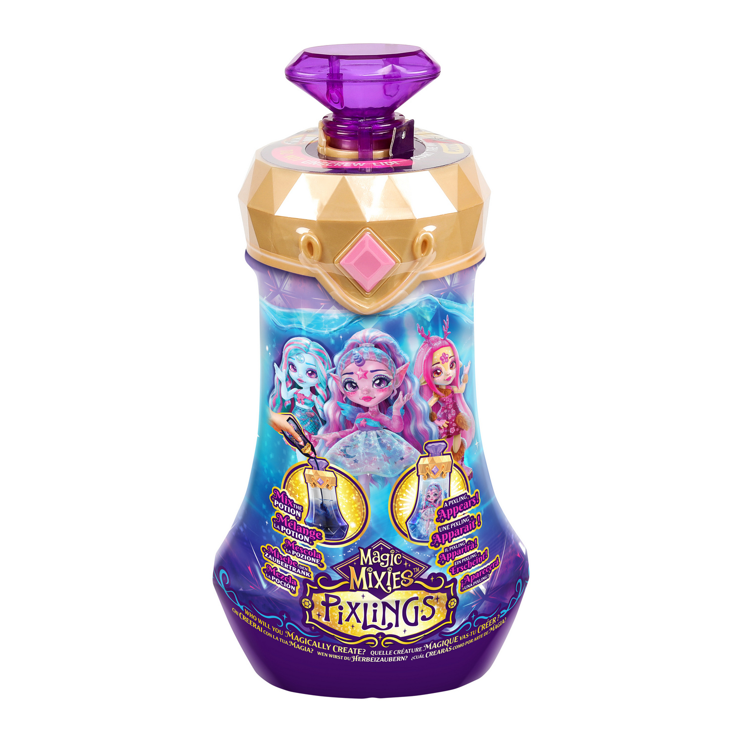 Magic Mixies Pixlings Deerlee The Deer – Pink