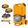 Ingco – Pressure Washer 40v – 90bar with 4Ah Battery and Charger Ingco – Pressure Washer 40v – 90bar with 4Ah Battery and Charger