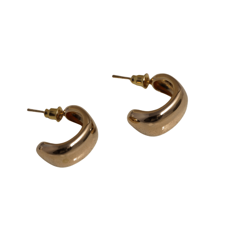 NuLuDa Jewellery – Gold Lump Studs – Earrings – Gold Plated
