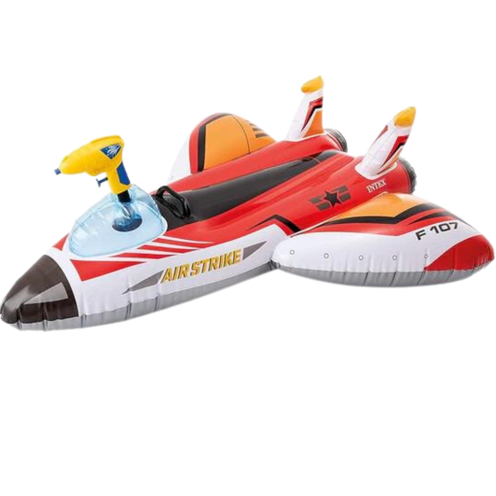 Intex – Water Gun Plane Ride-Ons – Red