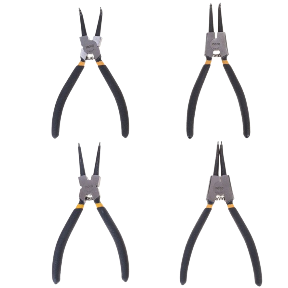 Ingco – Plier Circlip (180 mm) Set (4 Piece)