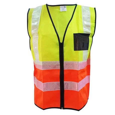 Dromex Two Tone Lime/Orange Reflective Vest – XL