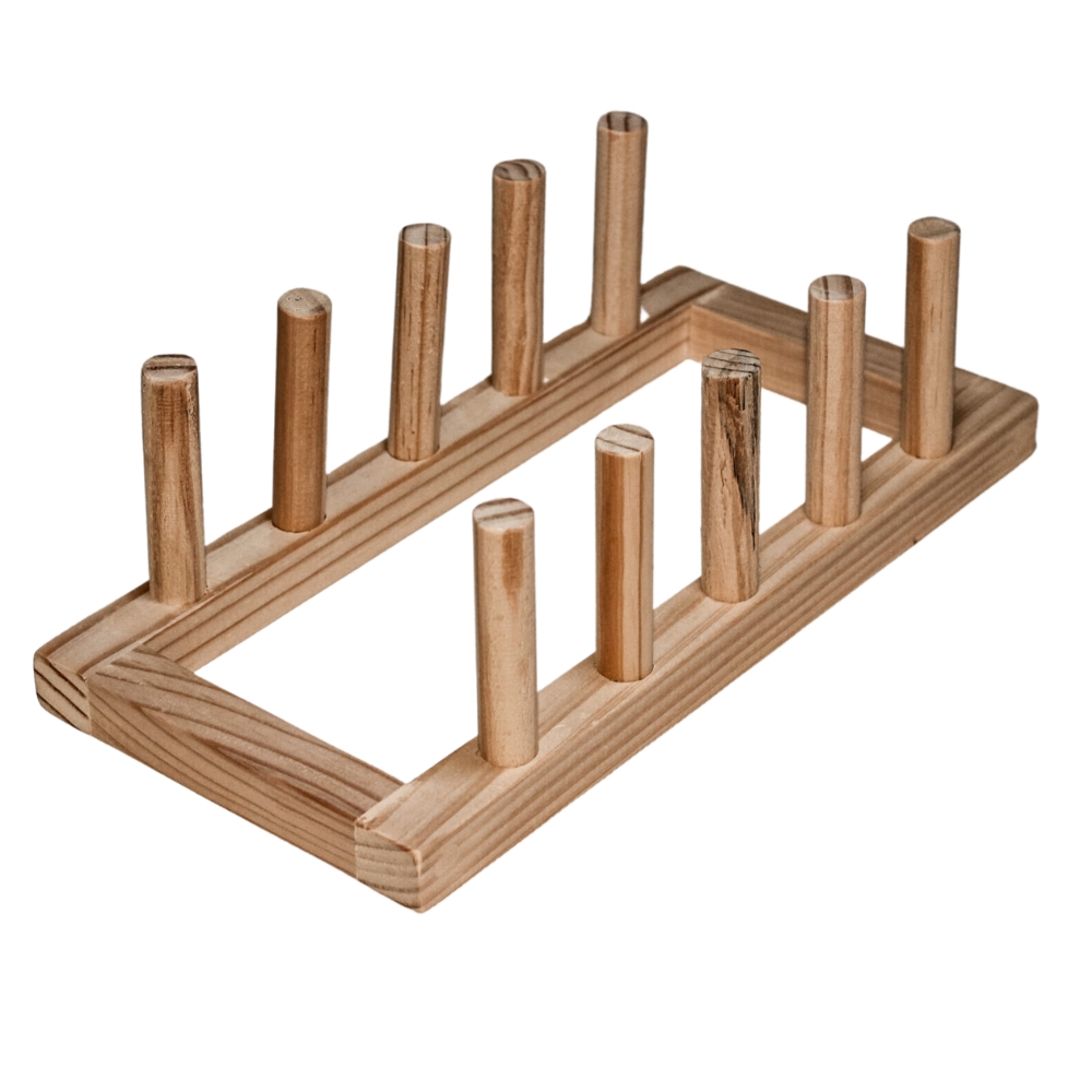 Board Stand – Oak Frame and Pine Dowels
