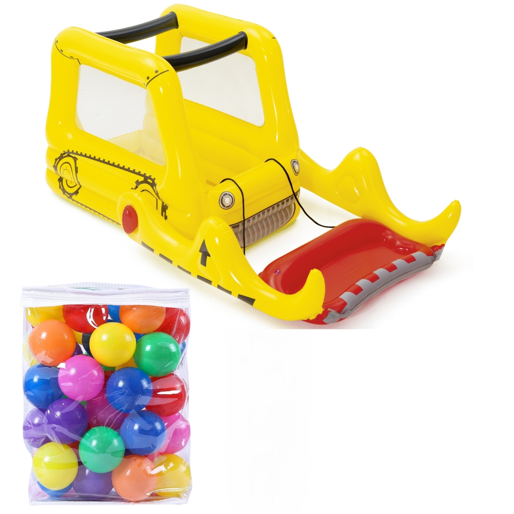 Bestway – 1.98m x 1.05m x 84cm Dozer Ball Pit with 100 Fun Balls