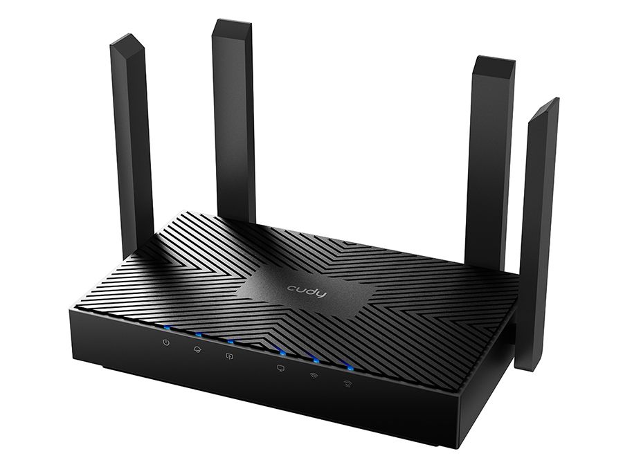 Cudy: Dual Band WiFi 6 3000Mbps 5dBi Gigabit Mesh Router | WR3000