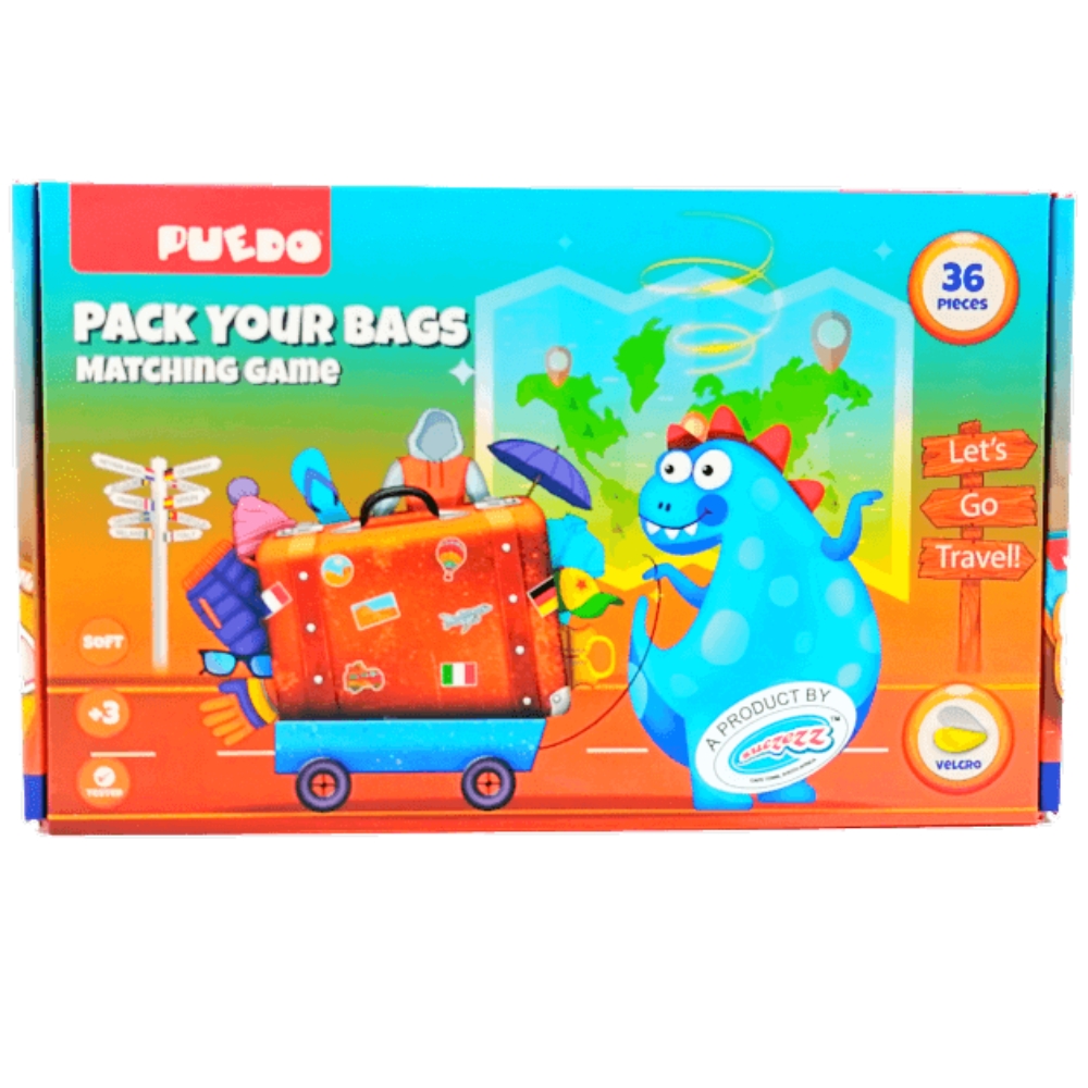 Puedo – Pack your Bags Matching Game (36 Piece)