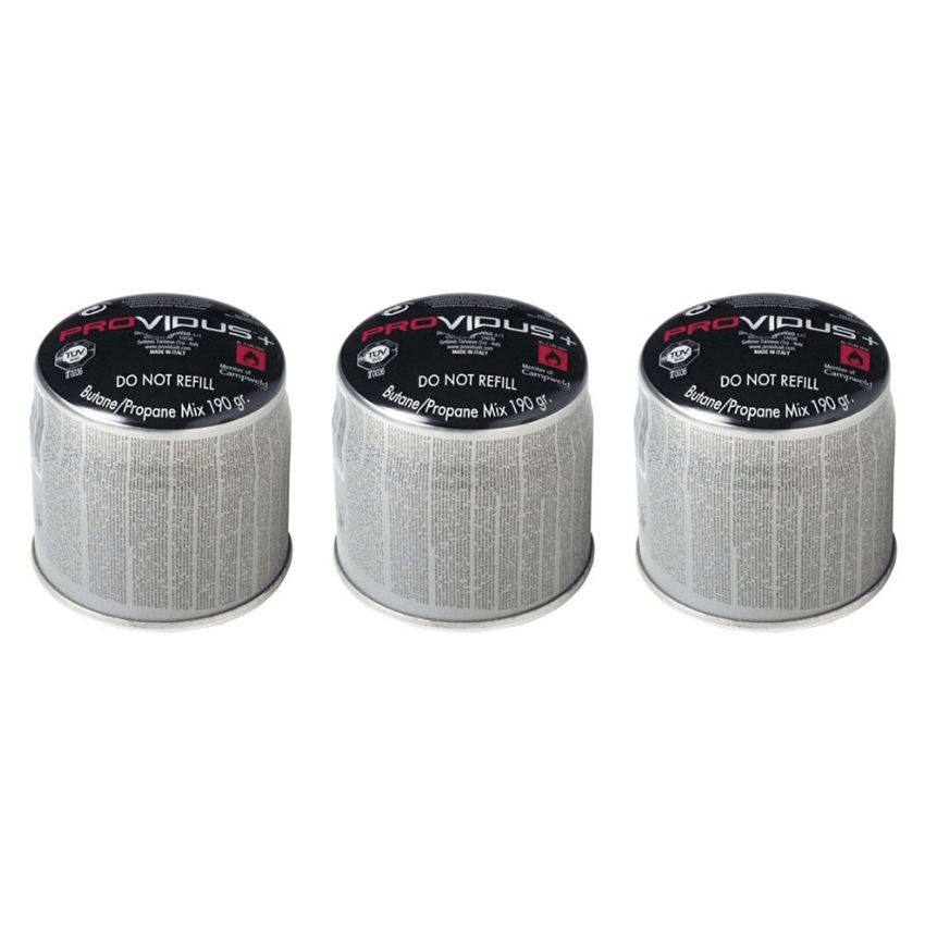 Providus – Gas Cartridge 190g Propane/Butane – Pack of 3