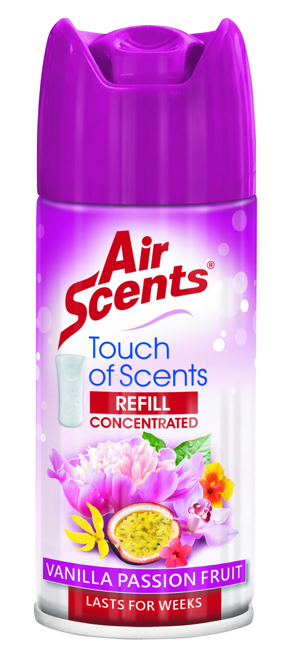 Air Scents Touch of Scents Dispenser Unit Vanilla Passion Fruit 100ml
