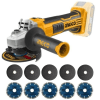 Ingco – Cordless Angle Grinder (20V) including 5 x Discs and 5 x Blades Ingco – Cordless Angle Grinder (20V) including 5 x Discs and 5 x Blades