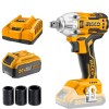 Ingco – Li-Ion Cordless Impact Wrench with Fast Charger and 5.0Ah Battery Ingco – Li-Ion Cordless Impact Wrench with Fast Charger and 5.0Ah Battery