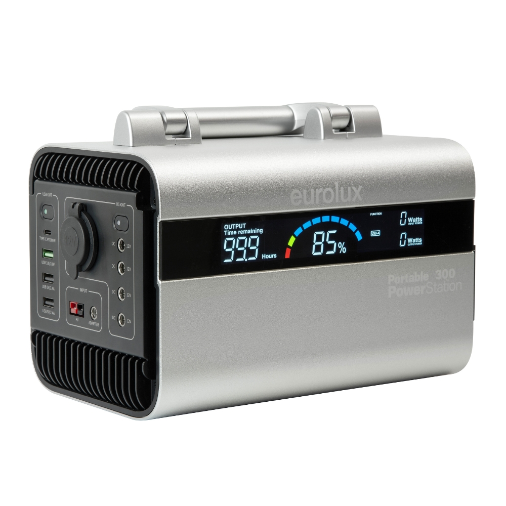 Eurolux – Rechargeable Portable Power Station – 300W