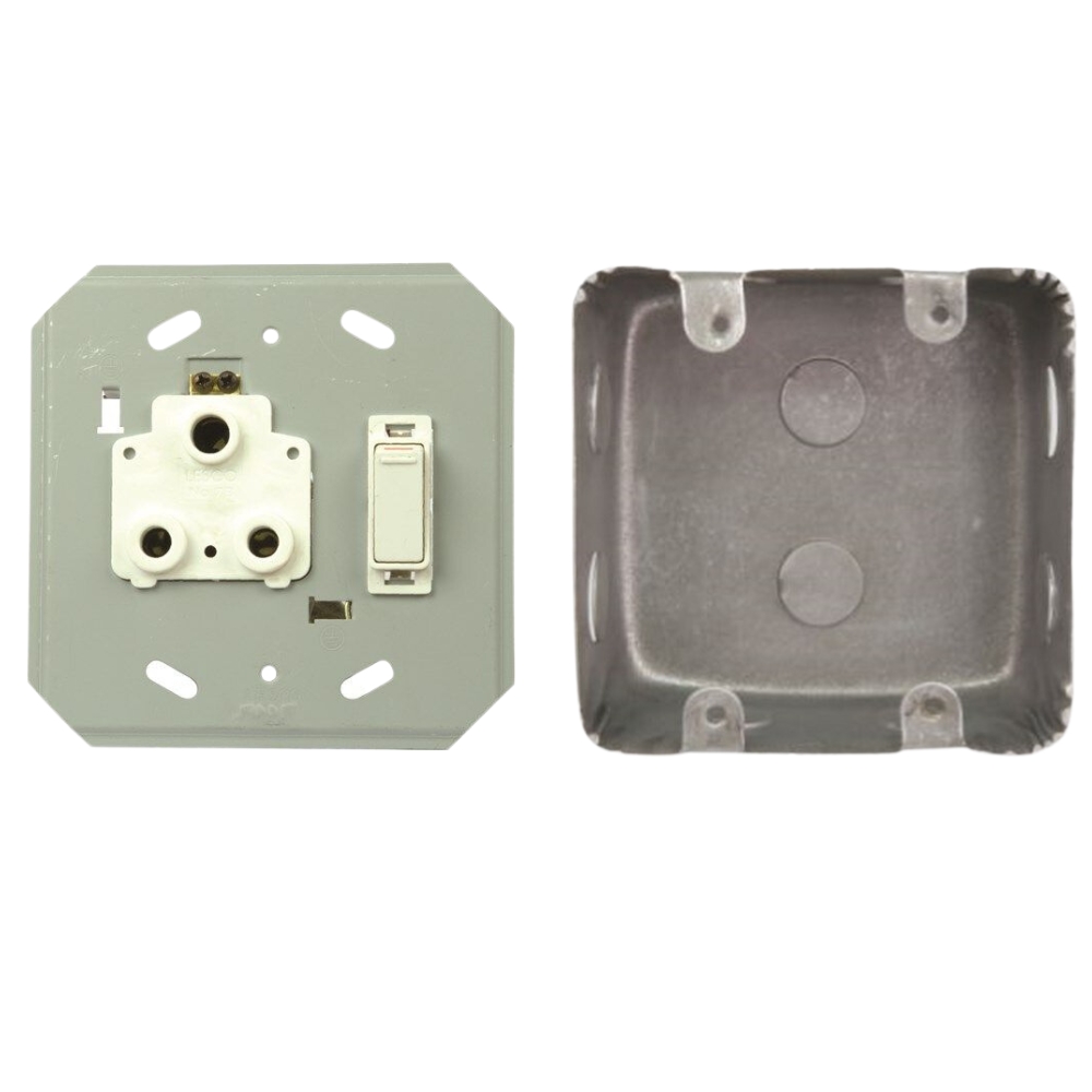 MTS – Elec Socket Single Loose and Wall Box 4×4