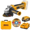 INGCO – Cordless Angle Grinder – 20V – 115mm with Carry Case Kit INGCO – Cordless Angle Grinder – 20V – 115mm with Carry Case Kit