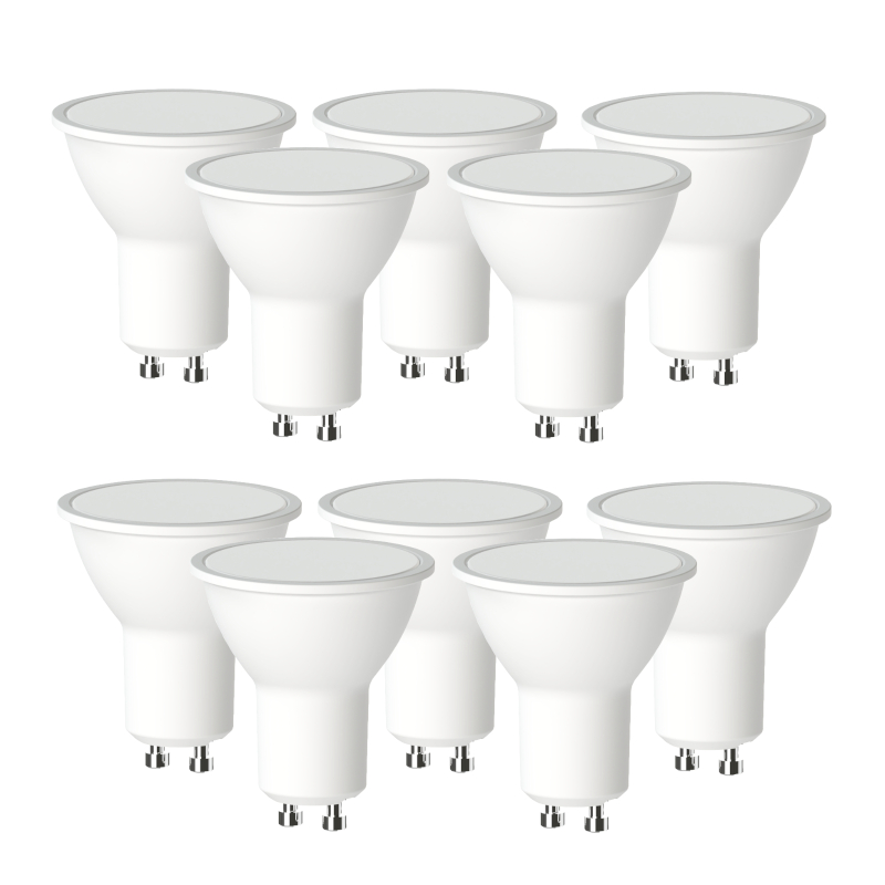 Gizzu Everglow Rechargeable Emergency GU10 Downlight Bulbs – 10 Pack