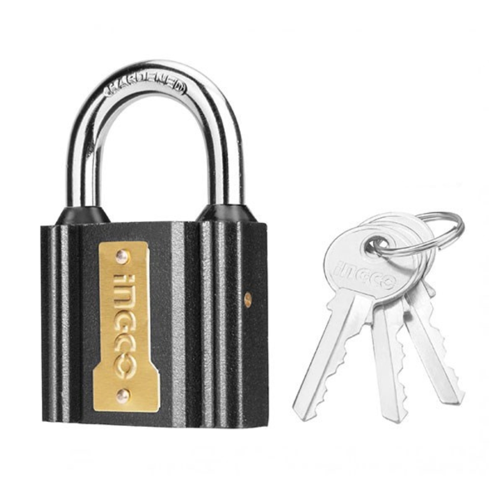 Ingco – Padlock – Iron – 50mm (Brass Cyl)