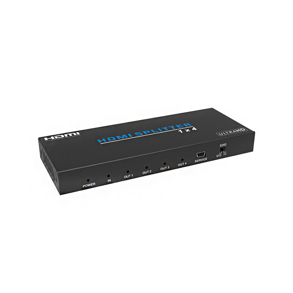 HDCVT 1 4 HDMI 2.0 Splitter Supports HDCP 2.0 EDID and HDR