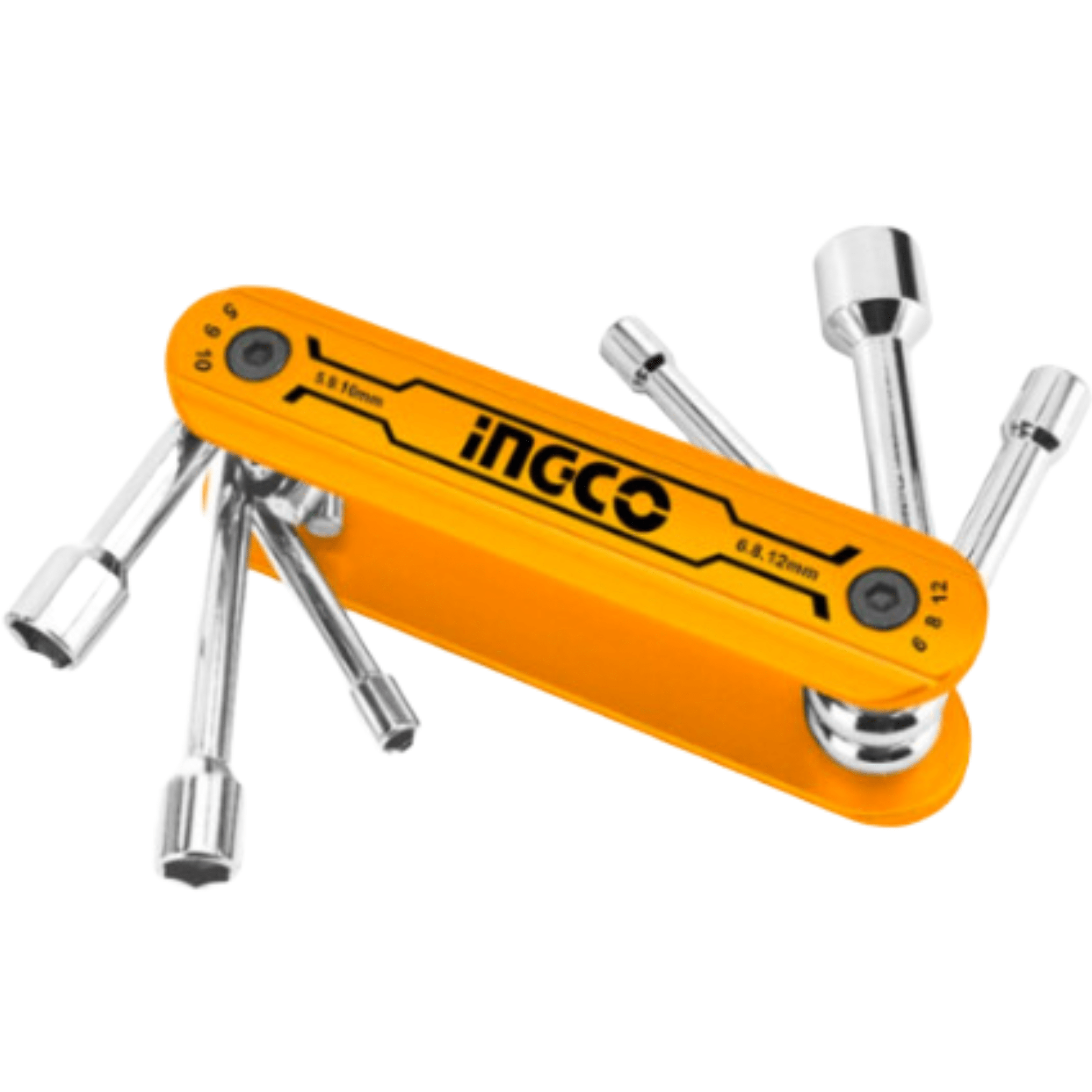 Ingco – Nut Driver Folding Set (5-12mm) (6 Piece)