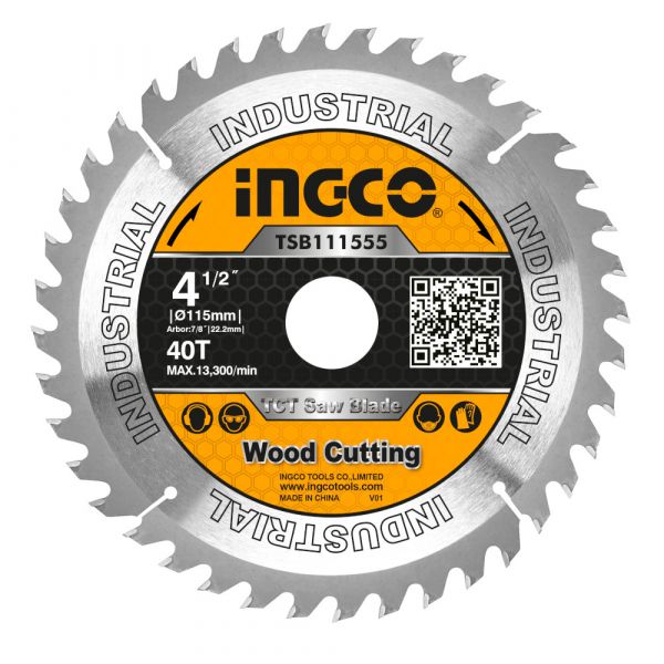 Ingco – TCT Saw Blade 40T (115mm)