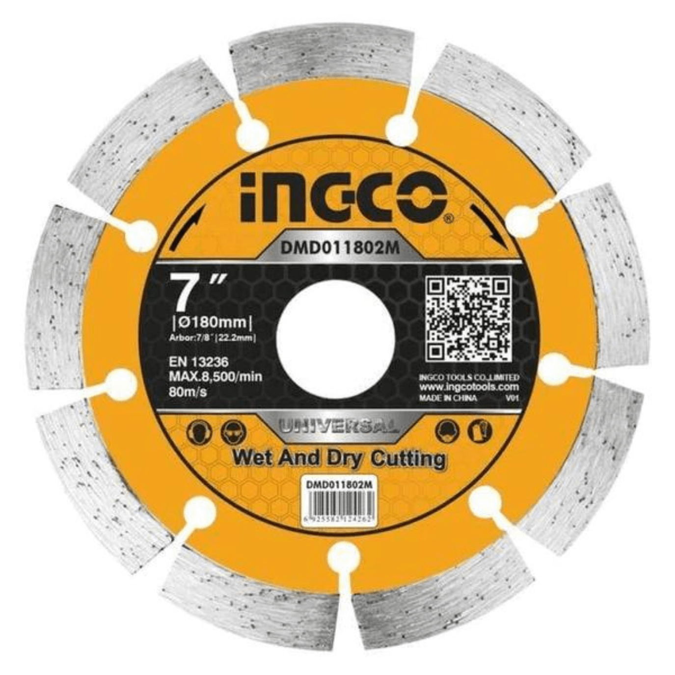 Ingco – Dry Diamond Discs (180mm) – 5 Pieces