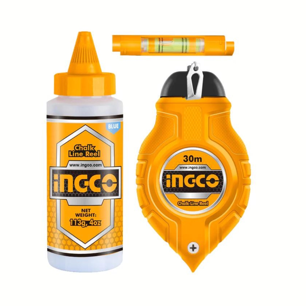Ingco – Chalk Line Reel Set – 3 Piece