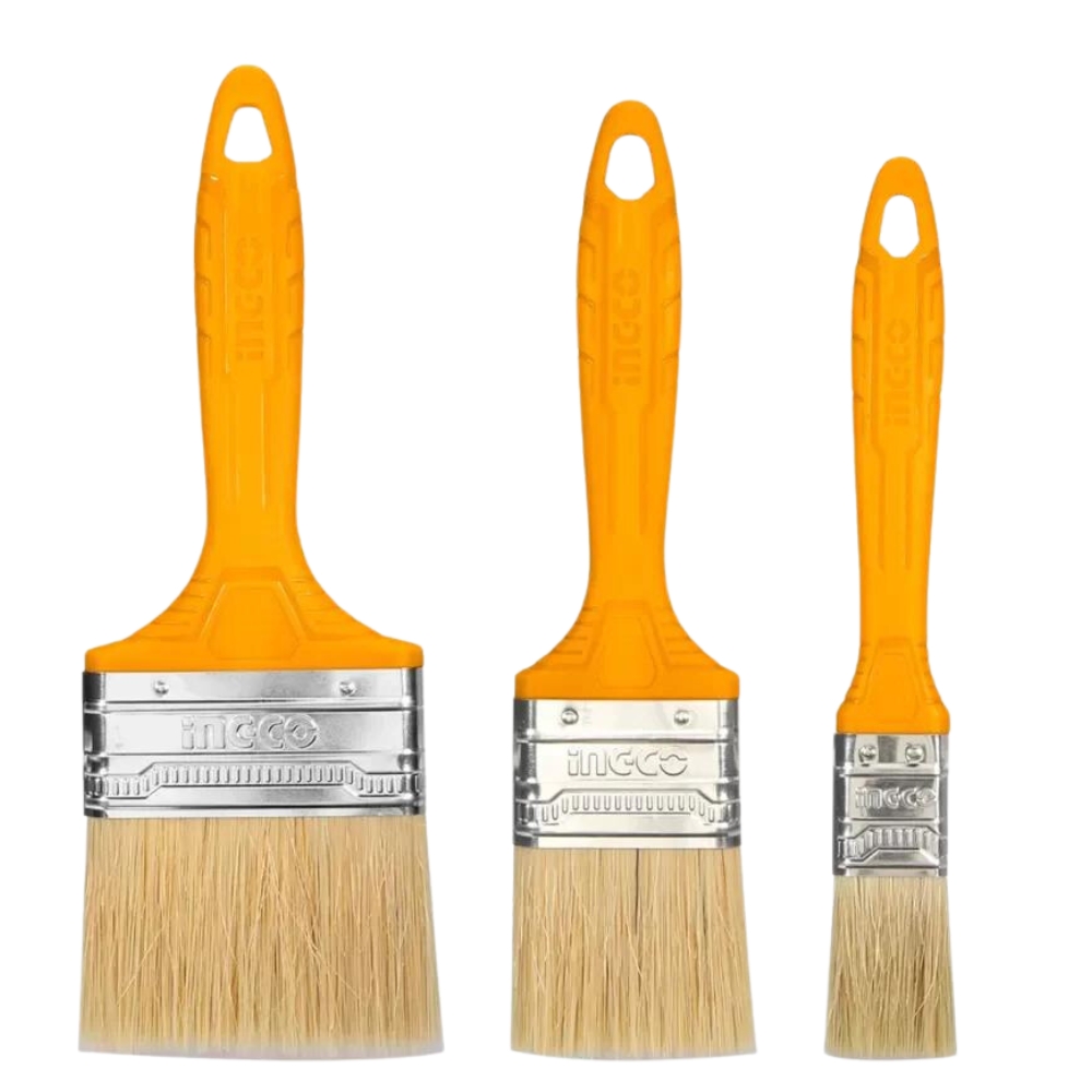 Ingco – Paint Brush – Plastic Handle – 3 pieces