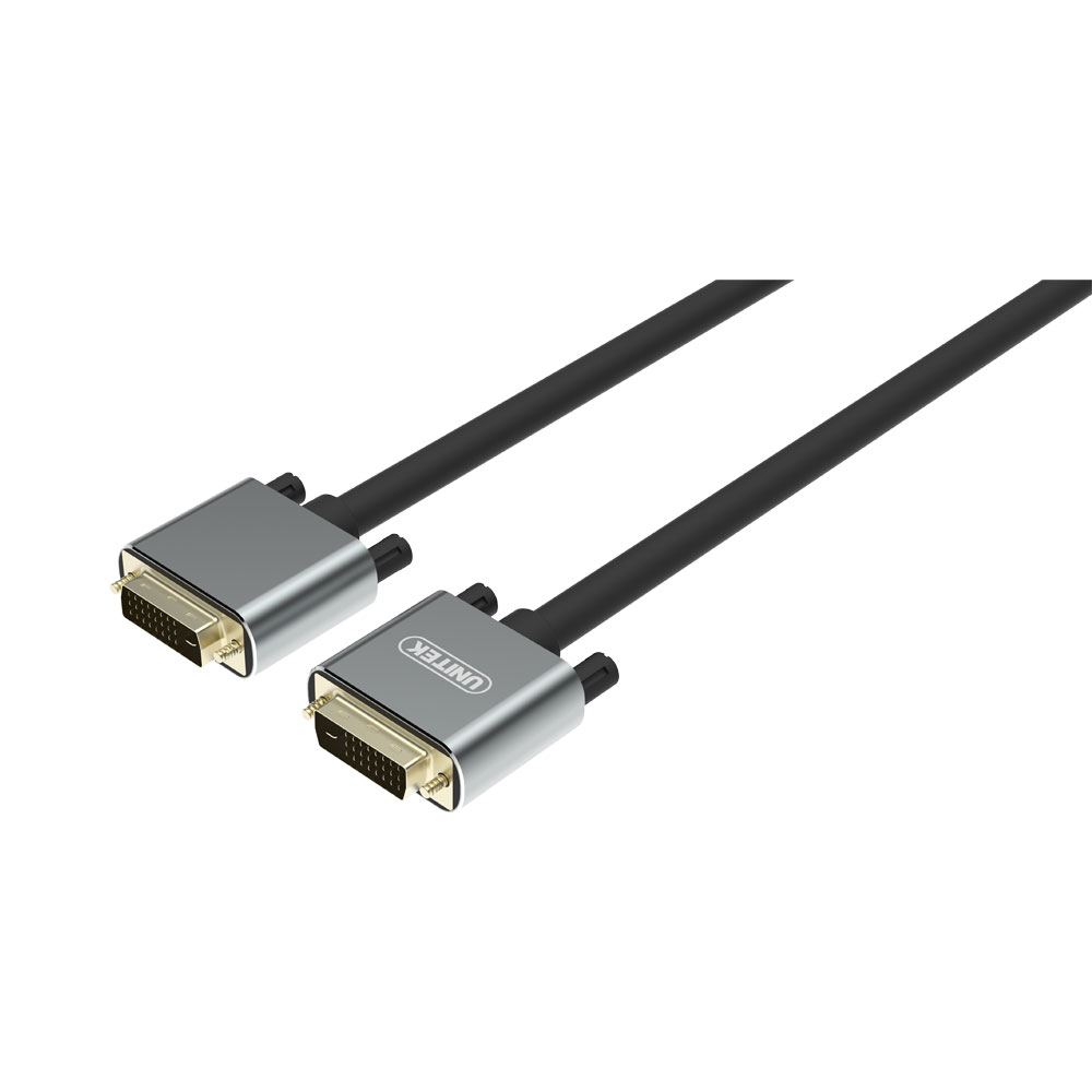Unitek 10m DVI 24+1 Male to Male Cable (Y-C211DGY)