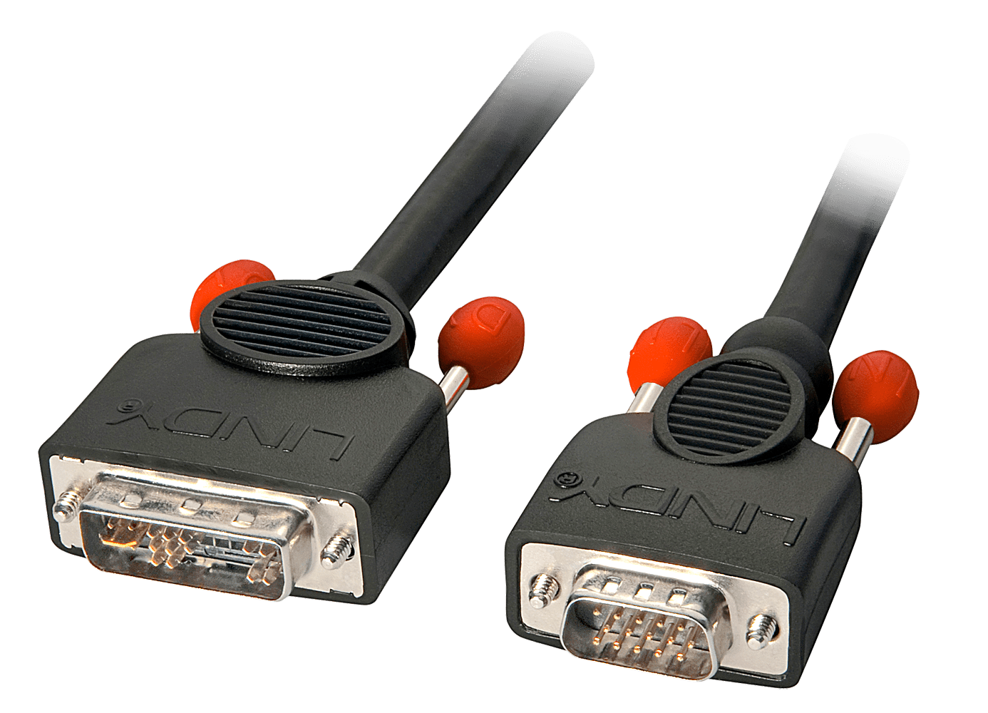 Lindy 2m DVI-I to VGA Male Analogue Adapter Cable (41196)