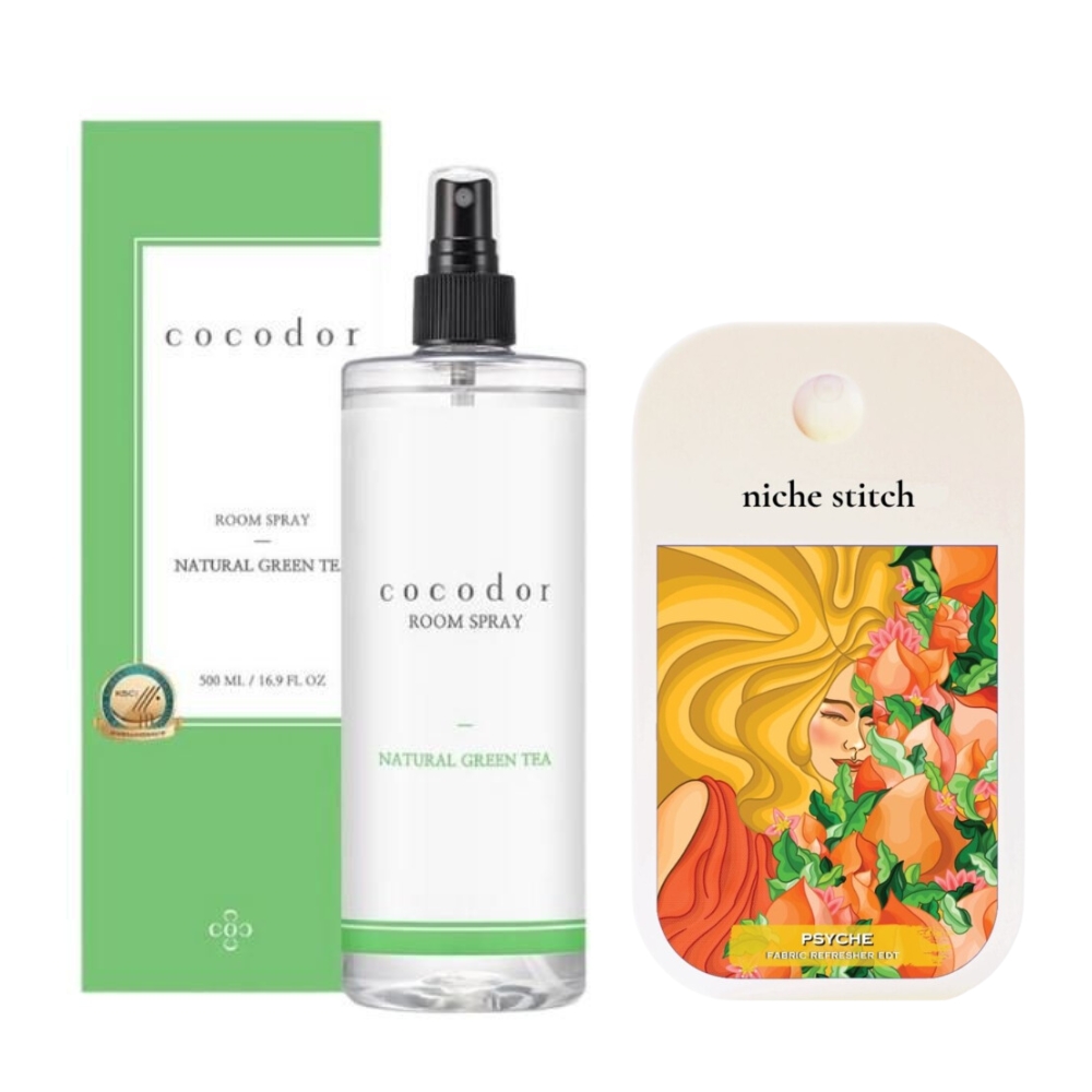 Cocod’or – Room Spray – Natural Green Tea and Pocket Perfume – Psyche