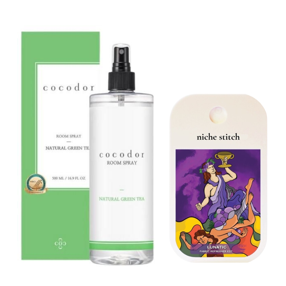 Cocod’or – Room Spray – Natural Green Tea and Pocket Perfume – Lunatic