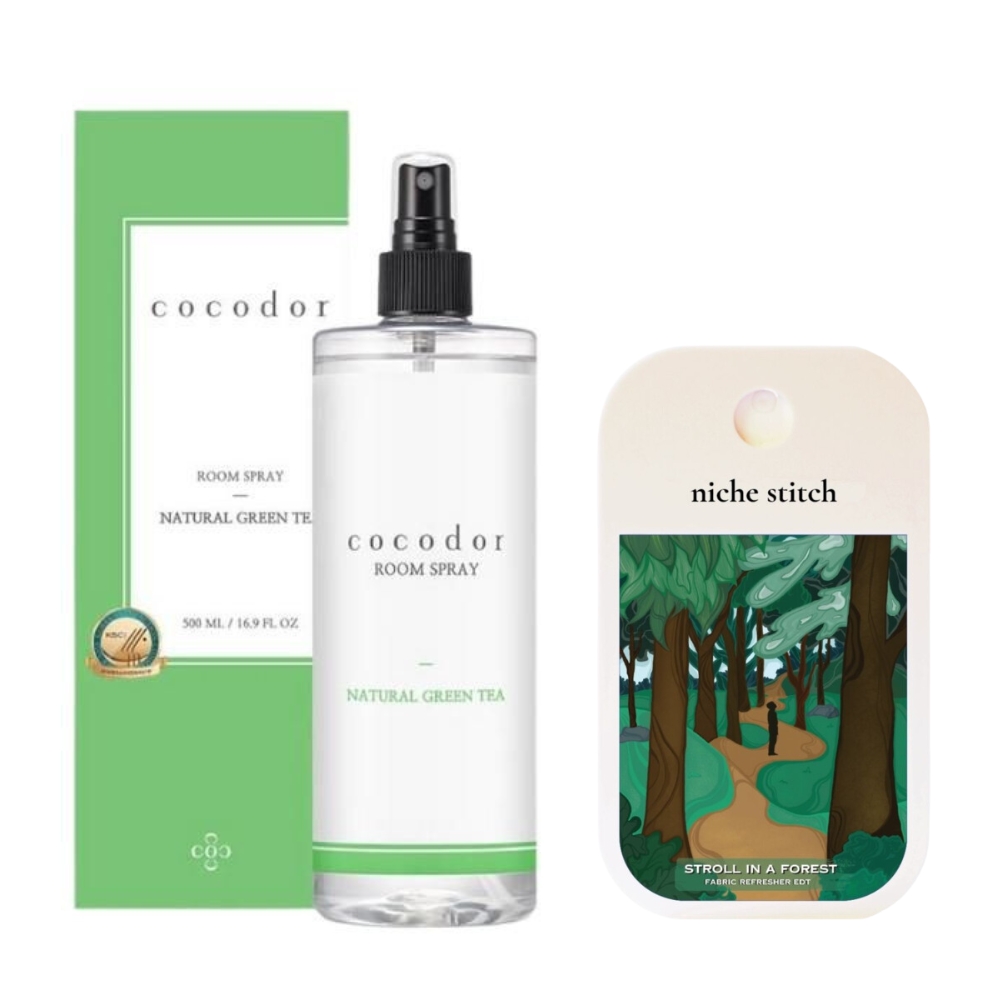 Cocod’or-Room Spray-Natural Green Tea and Pocket Perfume-Stroll In A Forest