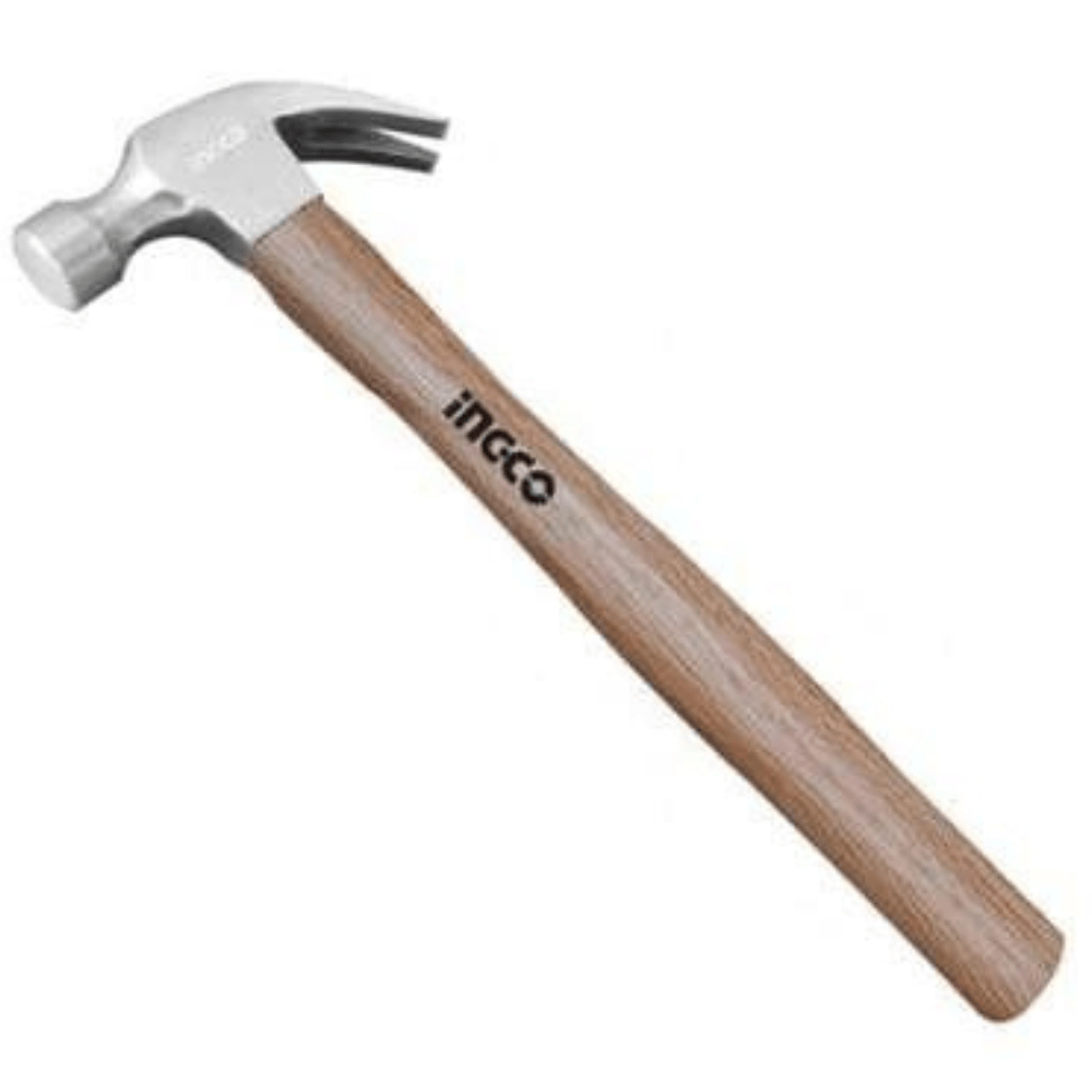 Ingco – Claw Hammer (450 g) Wooden Handle