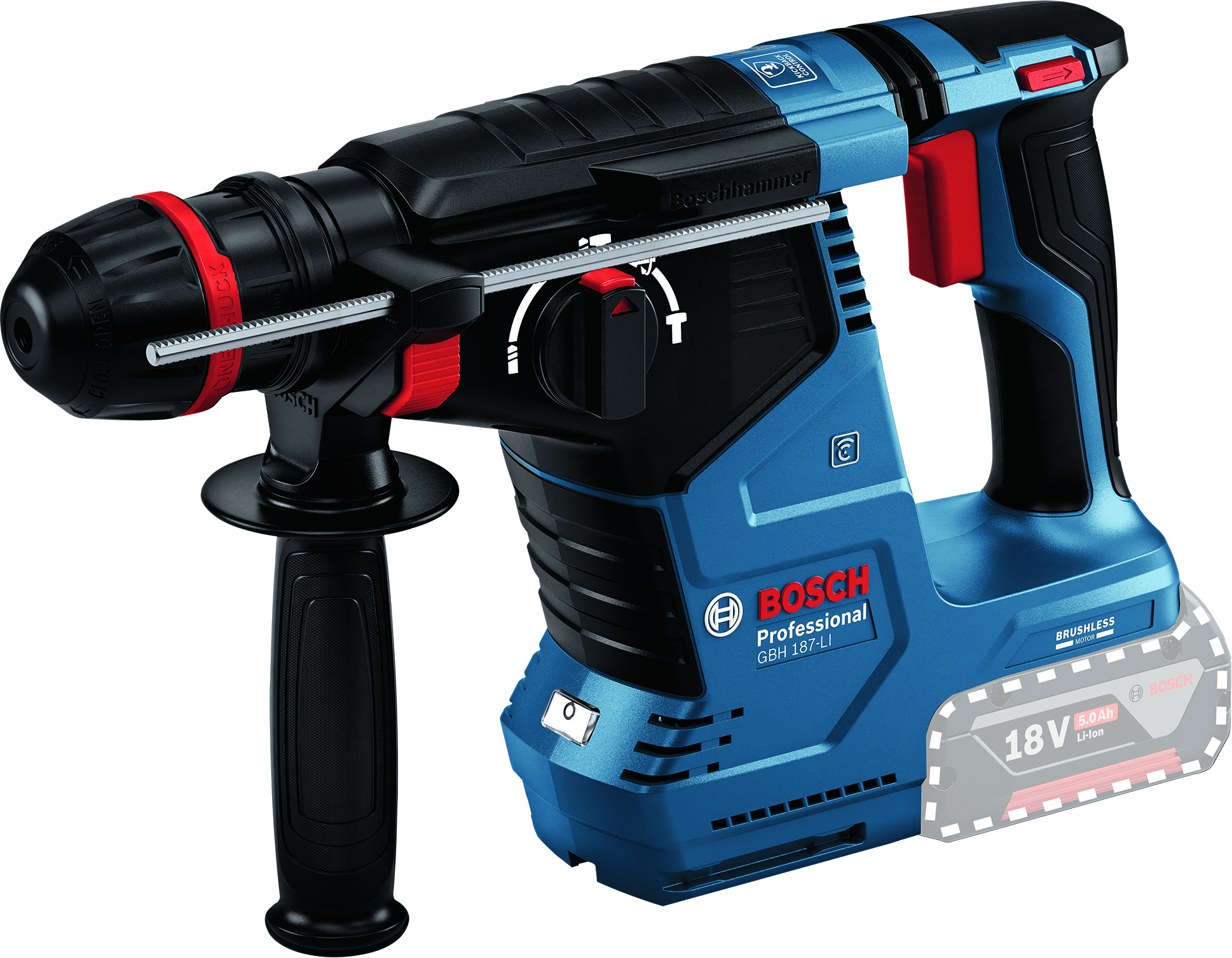 Bosch 18 V Professional Cordless Hammer Drill GBH 187-Li