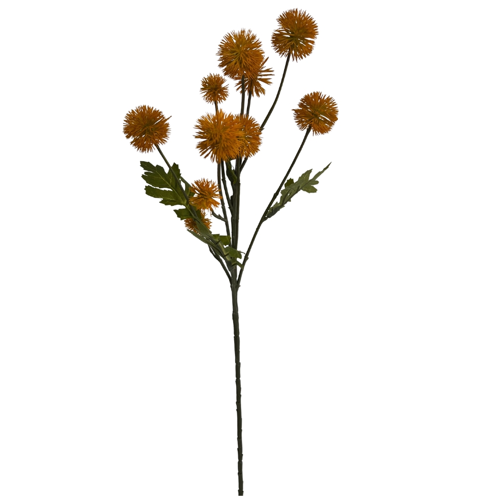 Toolhome Blossoms – Pom Pom – Spray Mustard – 61cm