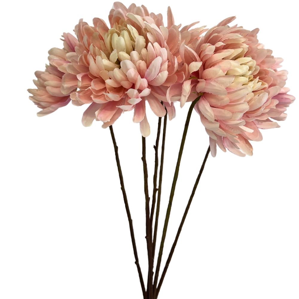 Toolhome Blossoms – Mum Spray – Pink (Pack of 12 Stems) – 58cm