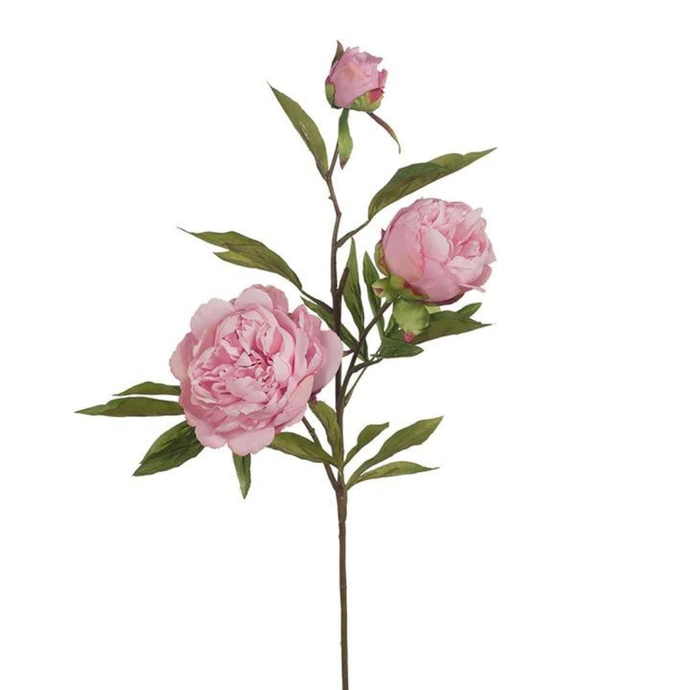 Toolhome Blossoms – Peony Spray – Pink – 74cm