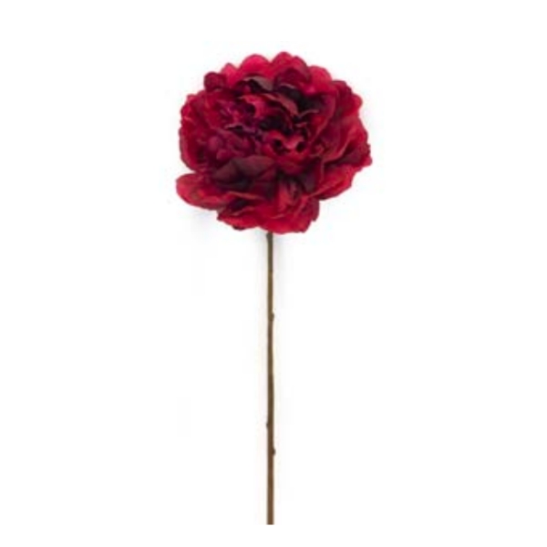 Toolhome Blossoms – Peony – Dark Red – 59cm