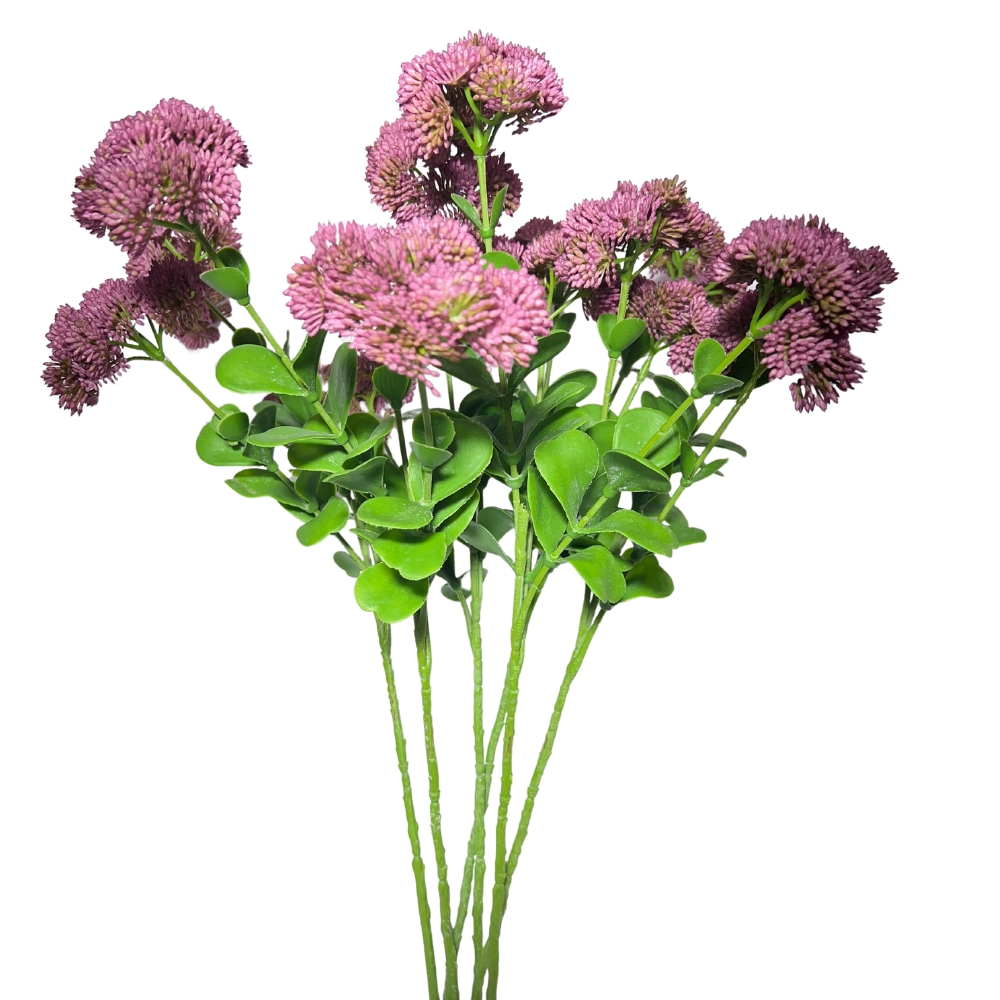 Toolhome Blossoms – Sedum – Pink (Pack of 6 Sprays) – 56cm