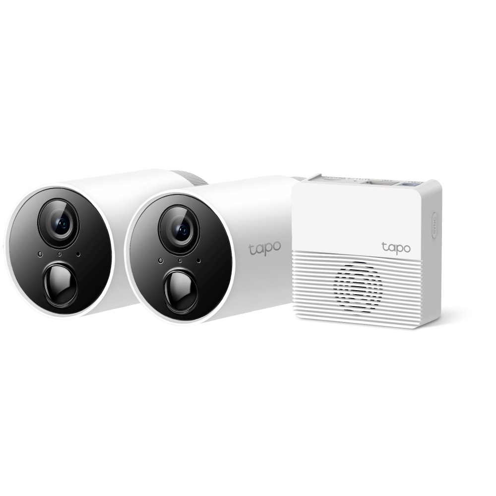 TP-Link TAPO C400S2 Smart Wire-Free Security Camera System (2-Cameras)