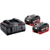Metabo – Charger and Batteries Basic Set 2 X LI-HD 5.5 AH (685122000) Metabo – Charger and Batteries Basic Set 2 X LI-HD 5.5 AH (685122000)