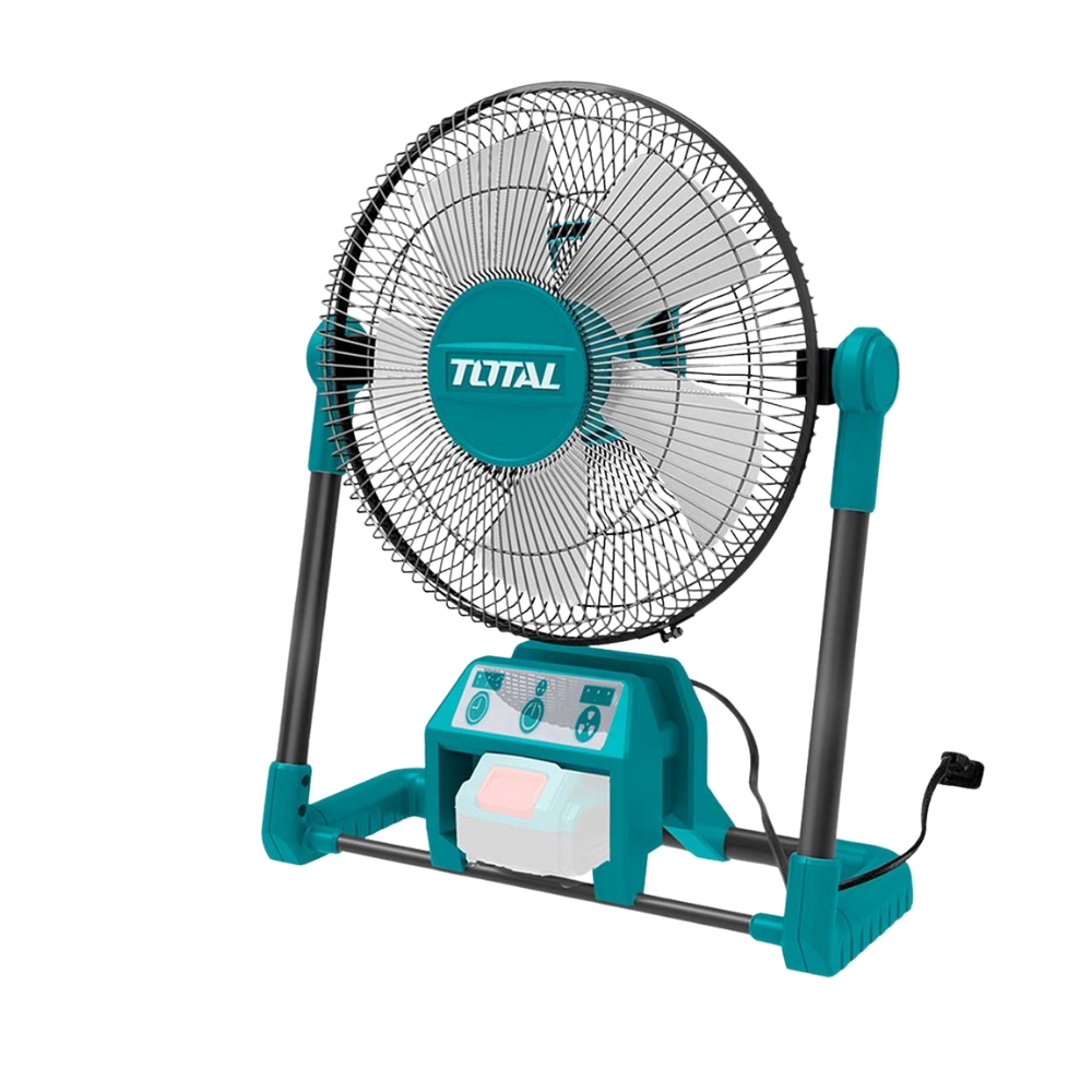 Total – 20V Cordless / Corded Fan – 3 Settings – 325mm